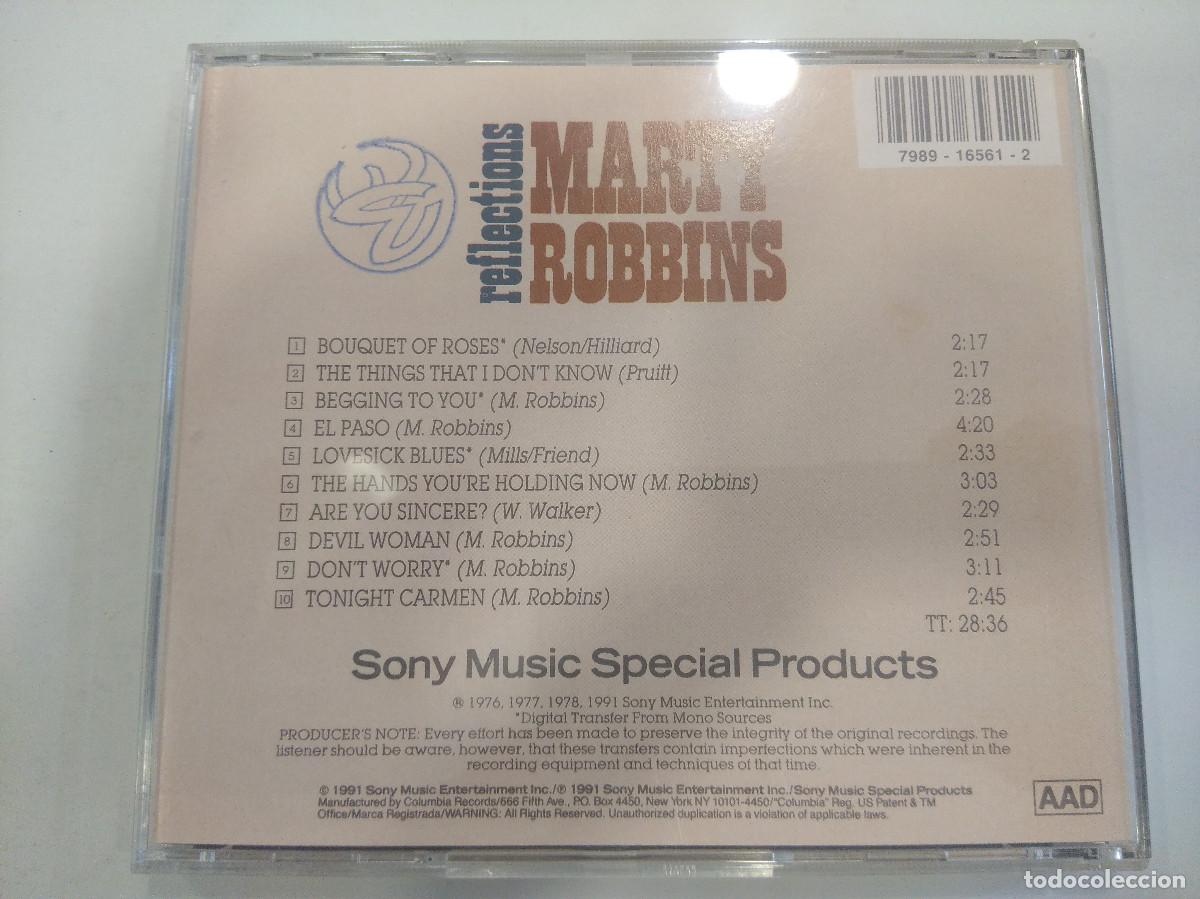 CDs de m&uacute;sica: MARTY ROBBINS/REFLECTIONS/CD. - Foto 3