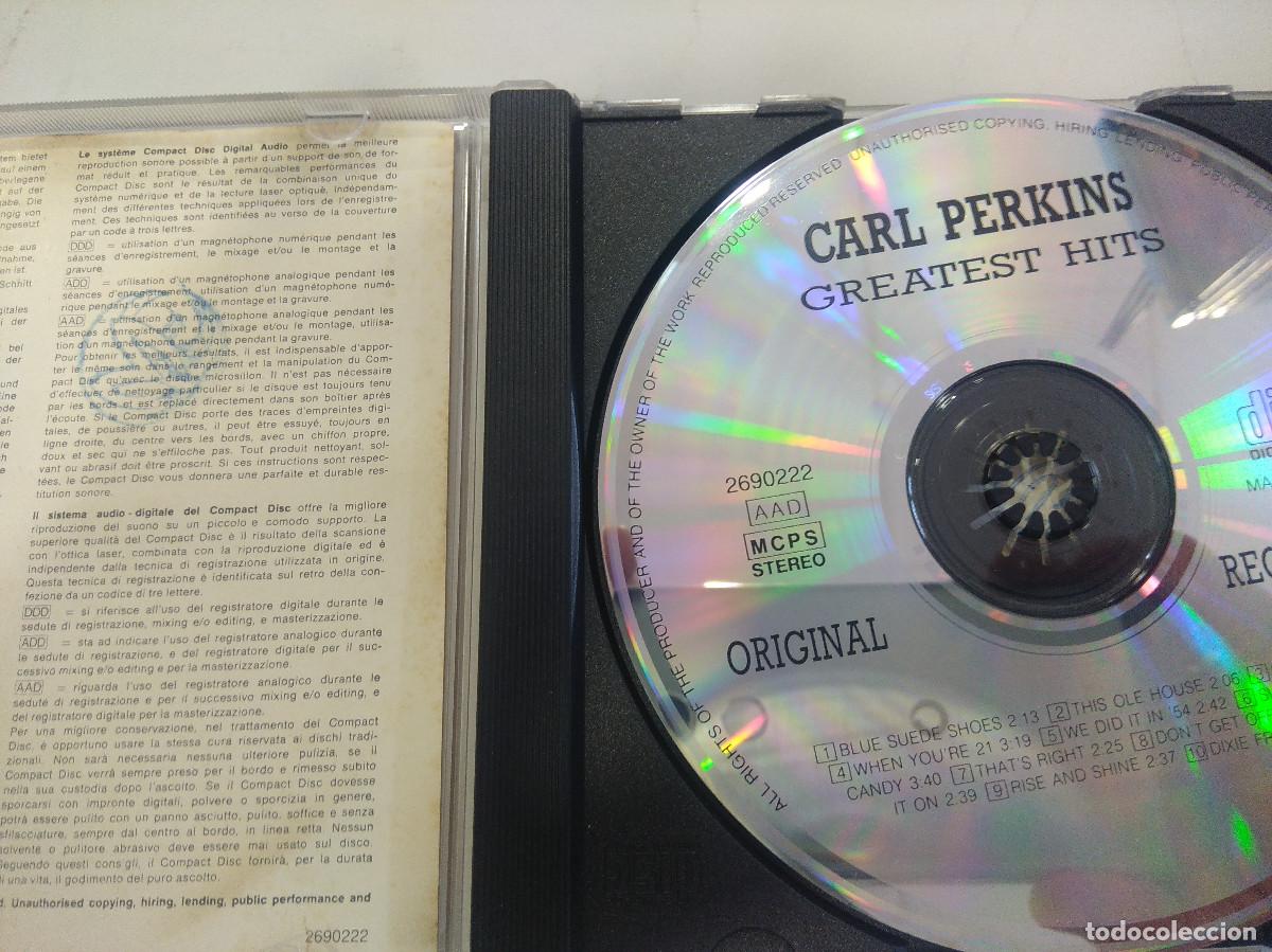 CDs de m&uacute;sica: CARL PERKINS/GREATEST HITS/CD. - Foto 2