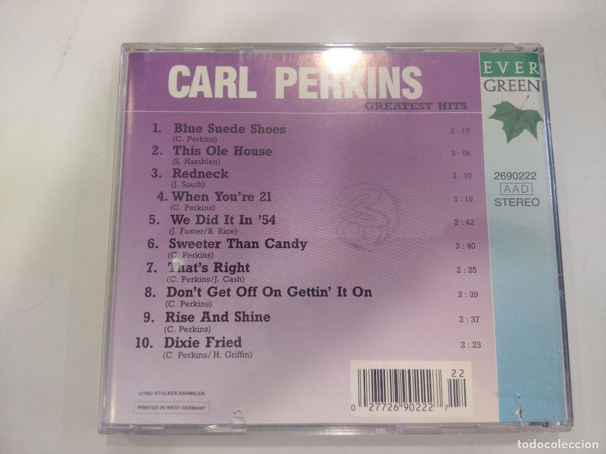 CDs de m&uacute;sica: CARL PERKINS/GREATEST HITS/CD. - Foto 3