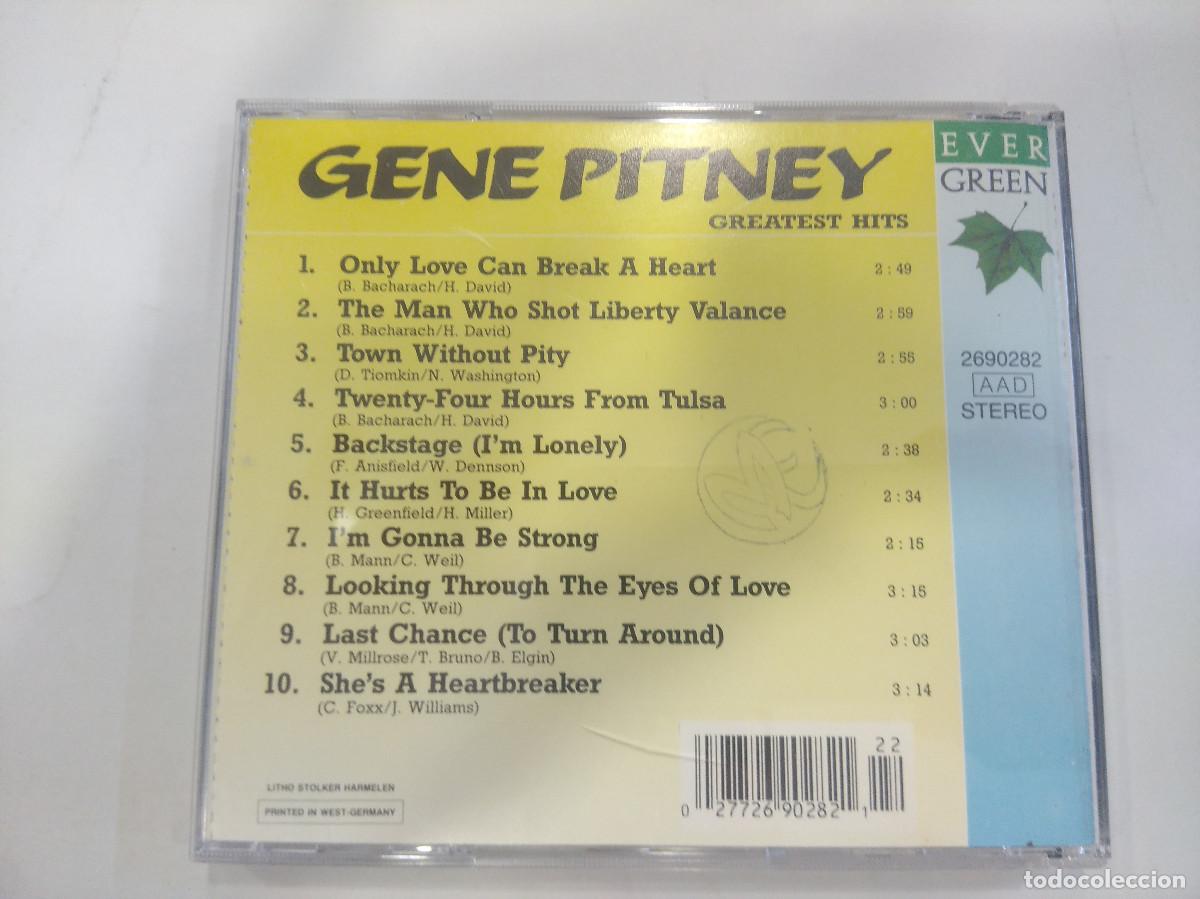 CDs de m&uacute;sica: GENE PITNEY/GREATEST HITS/CD. - Foto 3