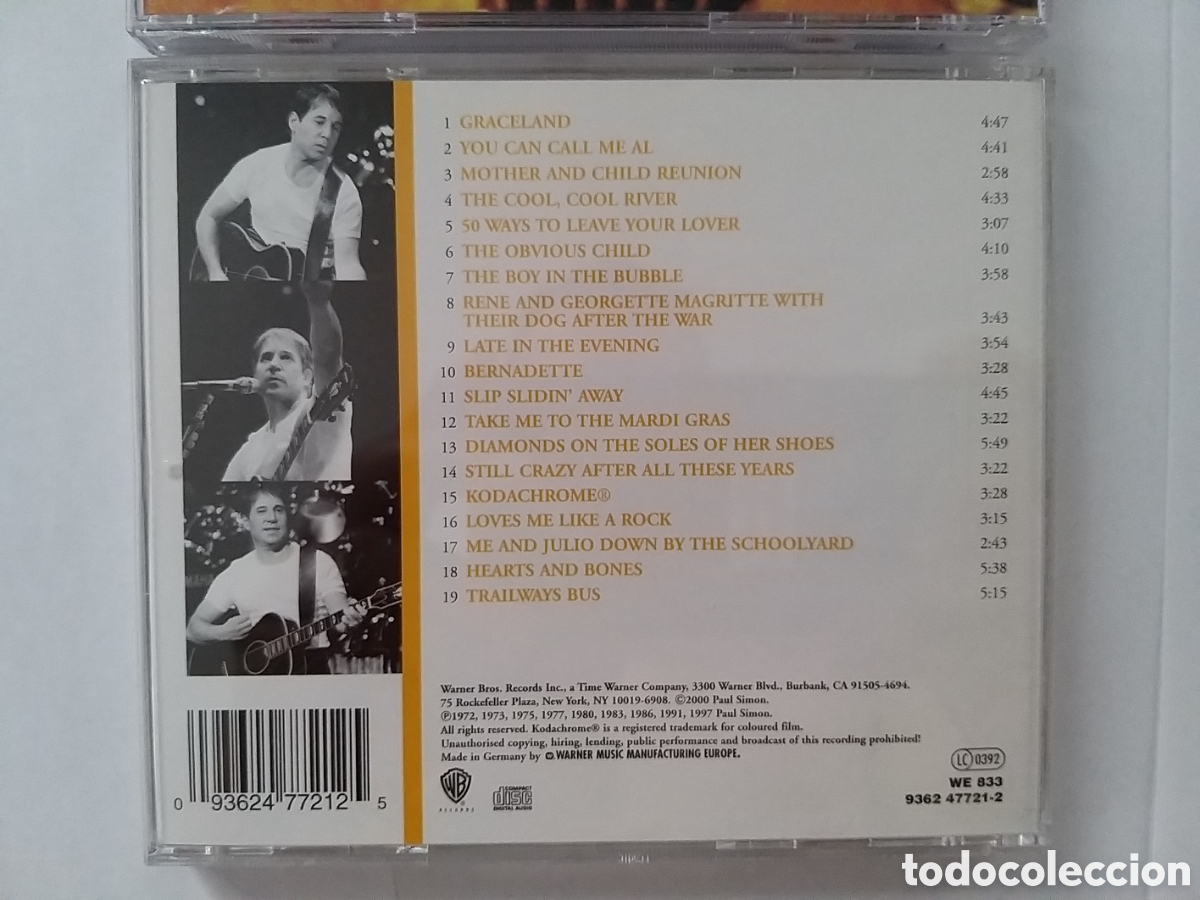 CDs de m&uacute;sica: PAUL SIMON x 3 ALBUMS - Foto 6
