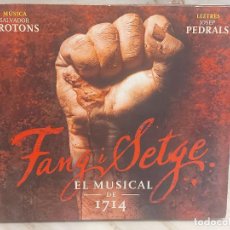 CDs de Música: FANG I SETGE / EL MUSICAL DE 1714 / SALVADOR BROTONS / DIGIPACK-2015 / 20 TEMAS / MUY BUENA CALIDAD.