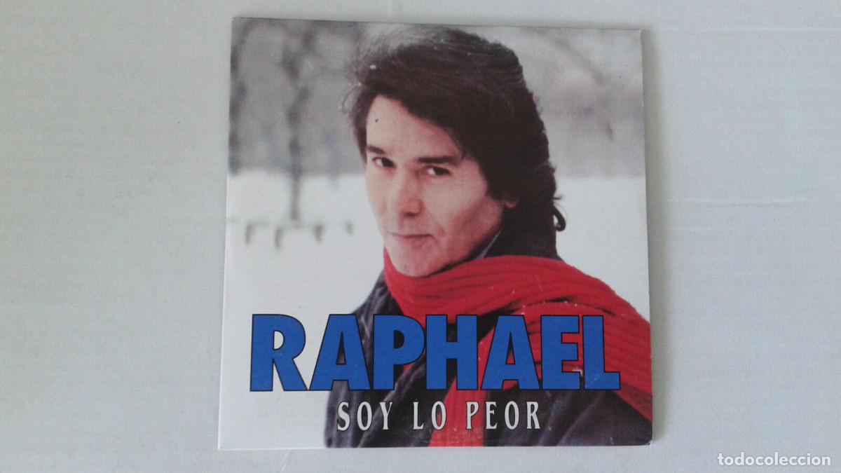 CDs de m&uacute;sica: RAPHAEL &rdquo;SOY LO PEOR&rdquo; CD SINGLE 1 TRACKS - Foto 1