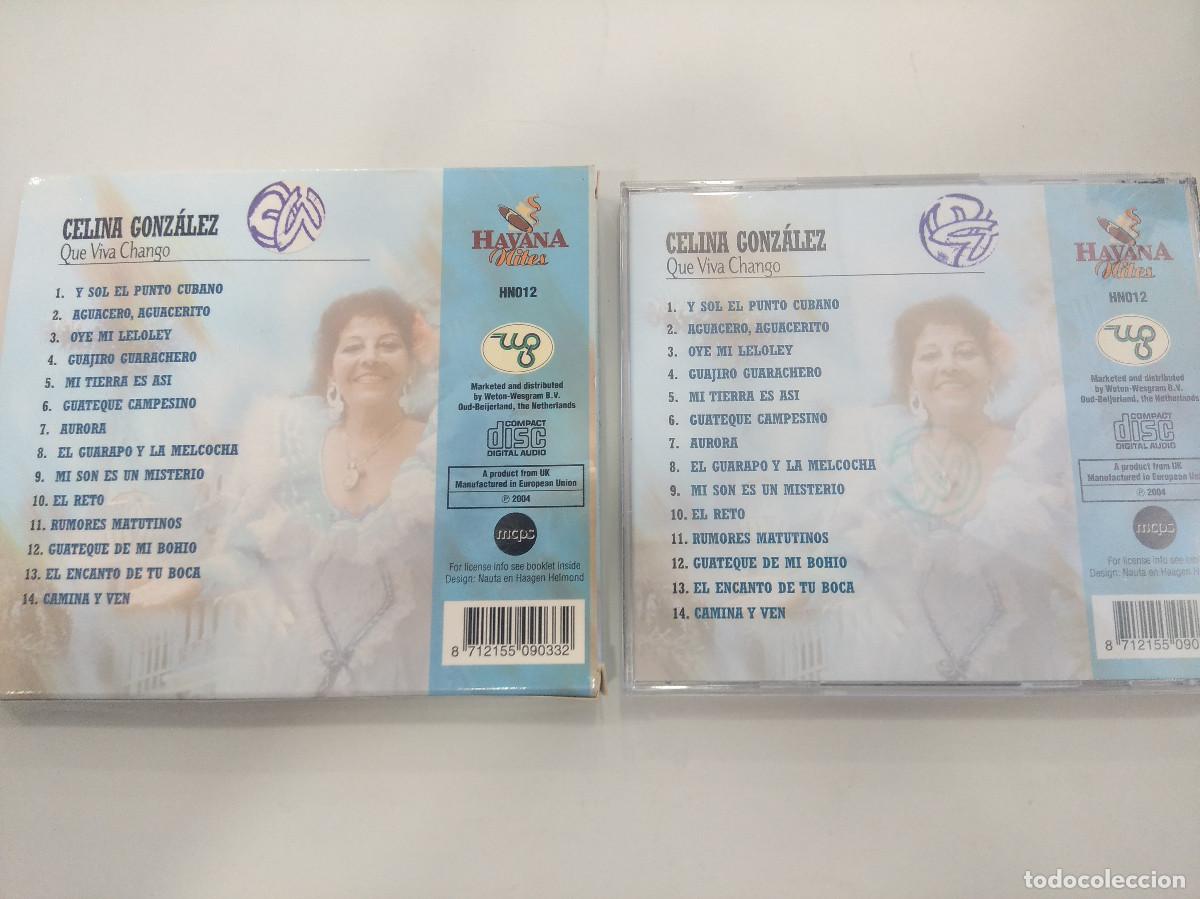 CDs de m&uacute;sica: CELINA GONZALEZ/QUE VIVA CHANGO/CD. - Foto 4