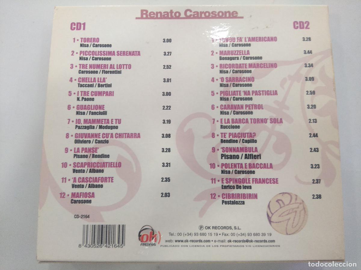 CDs de m&uacute;sica: RENATO CAROSONE/CD DOBLE. - Foto 4