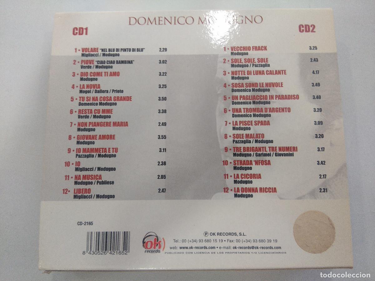 CDs de m&uacute;sica: DOMENICO MODUGNO/CD DOBLE. - Foto 3