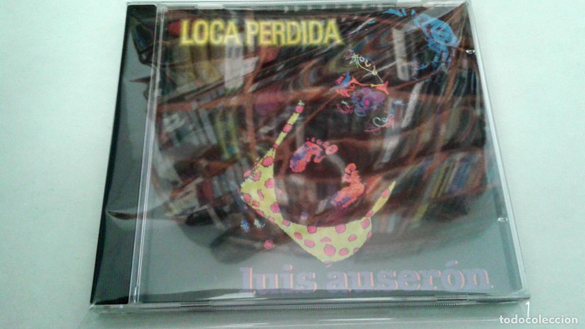 CDs de m&uacute;sica: LUIS AUSERON &rdquo;LOCA PERDIDA&rdquo; CD SINGLE 4 TRACKS - Foto 1