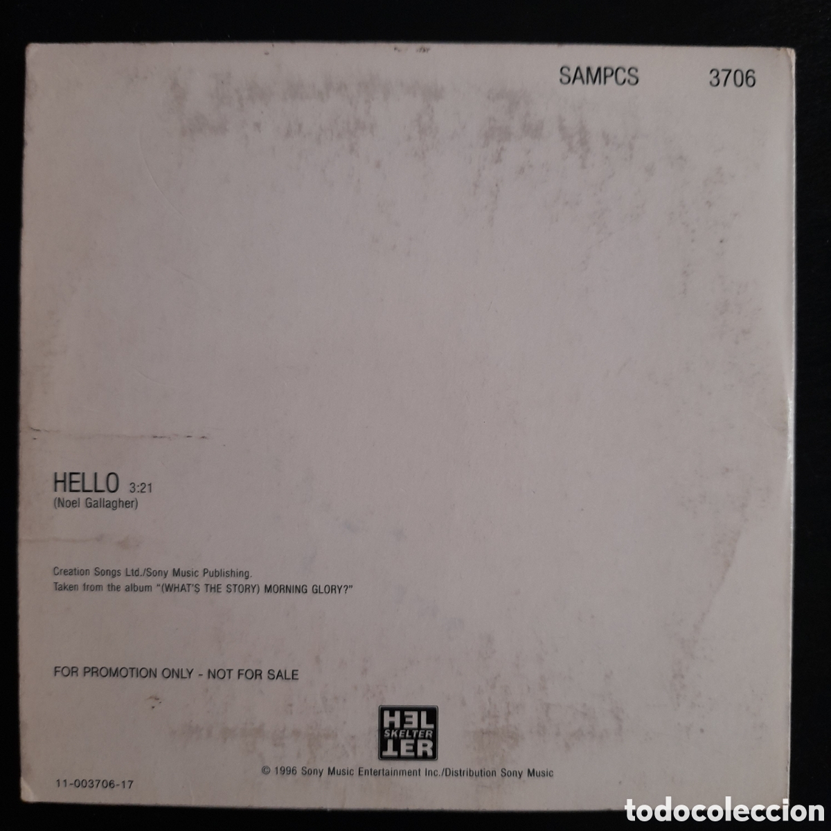 CDs de m&uacute;sica: Oasis &ndash; Hello. 1996, Espa&ntilde;a. CD, Promo - Foto 2