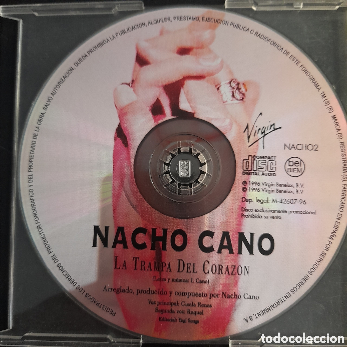 CDs de m&uacute;sica: Nacho Cano &ndash; La Trampa Del Coraz&oacute;n. CD, Single, Promo - Foto 3