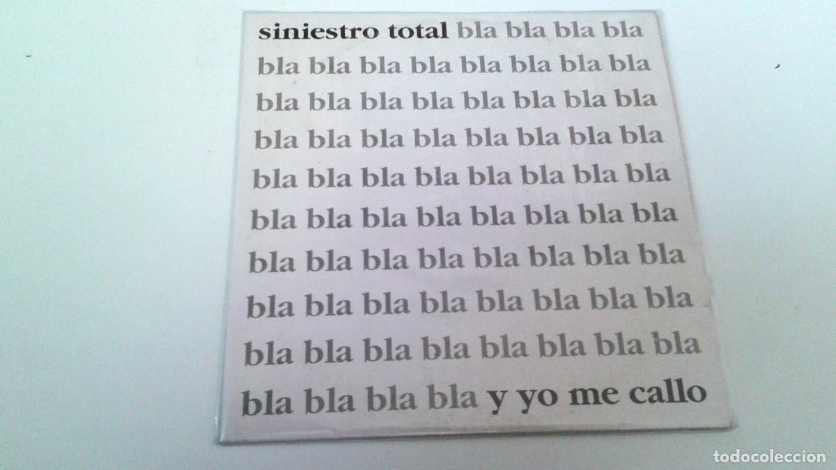 CDs de m&uacute;sica: SINIESTRO TOTAL &rdquo;Y YO ME CALLO&rdquo; CD 1 TRACKS - Foto 1