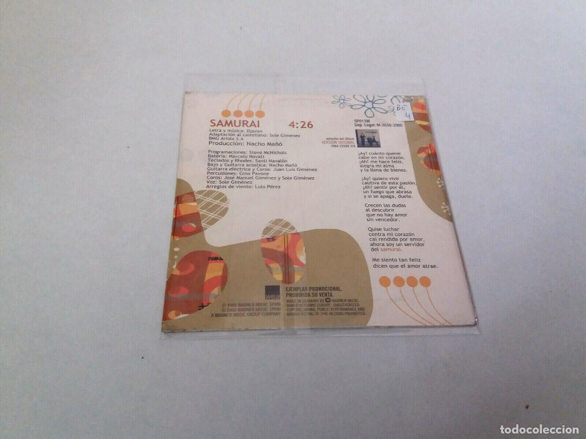 CDs de m&uacute;sica: PRESUNTOS IMPLICADOS &rdquo;SAMURAI&rdquo; CD SINGLE 1 TRACKS - Foto 2