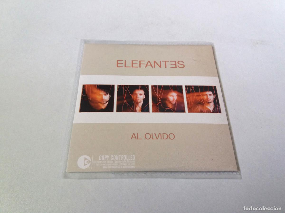 CDs de m&uacute;sica: ELEFANTES &rdquo;AL OLVIDO&rdquo; CD SINGLE 1 TRACKS - Foto 1