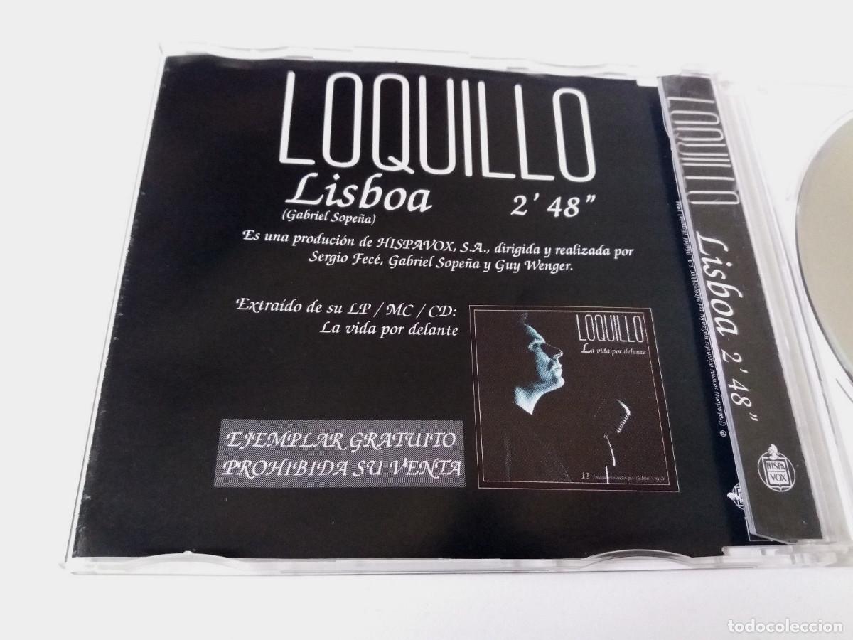 CDs de m&uacute;sica: LOQUILLO &rdquo;LISBOA&rdquo; CD SINGLE 1 TRACKS - Foto 2