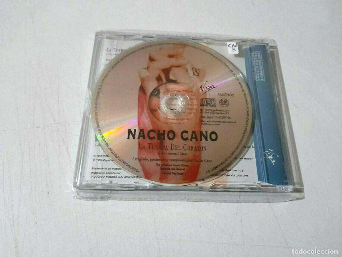 CDs de m&uacute;sica: NACHO CANO &rdquo;LA TRAMPA DEL CORAZON&rdquo; CD SINGLE 1 TRACKS COMO NUEVO - Foto 2