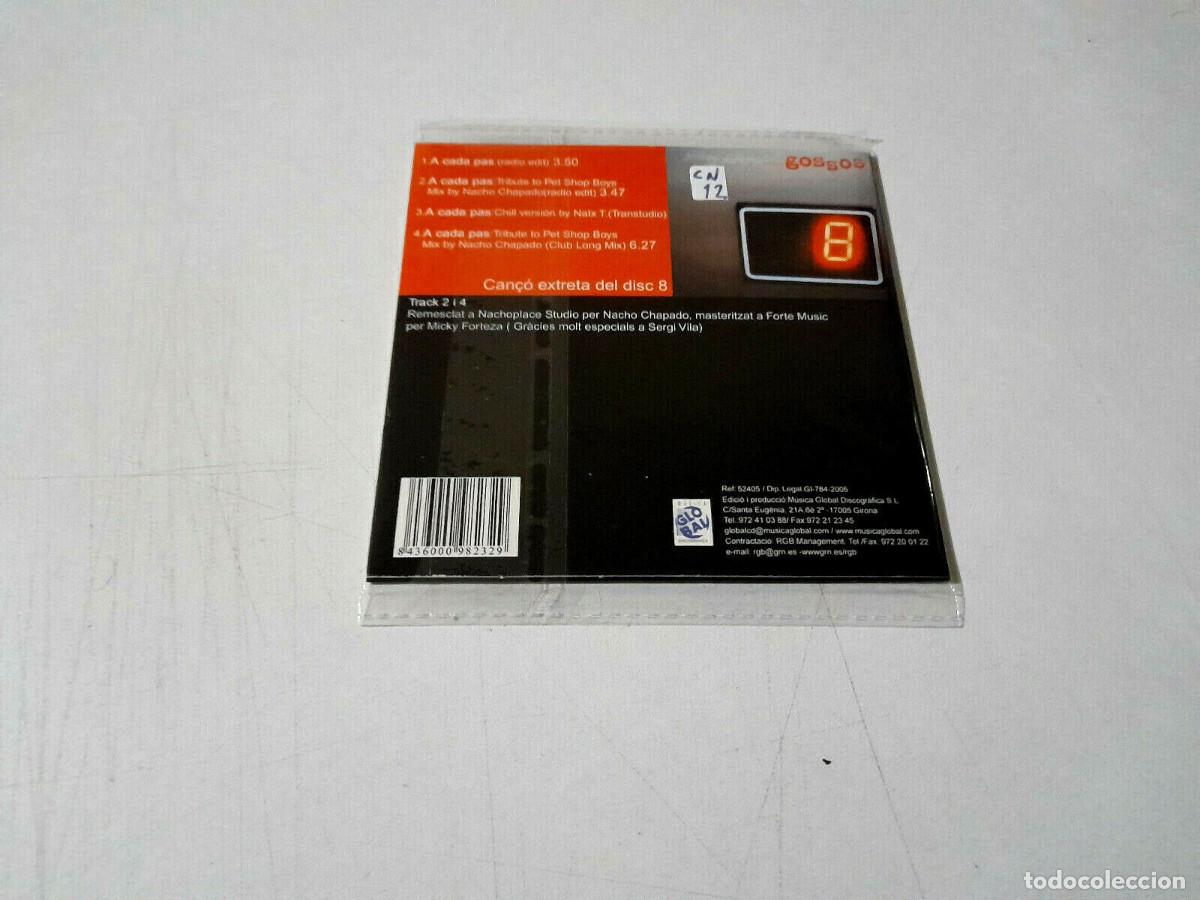 CDs de m&uacute;sica: GOSSOS &rdquo;A CADA PAS&rdquo; CD SINGLE 4 TRACKS COMO NUEVO - Foto 2