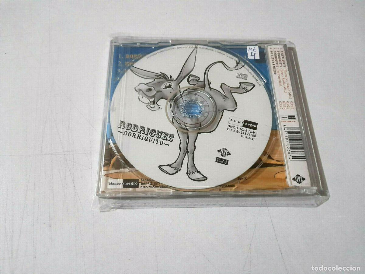 CDs de m&uacute;sica: RODRIGUEZ &rdquo;BORRIQUITO&rdquo; CD SINGLE 4 TRACKS - Foto 2