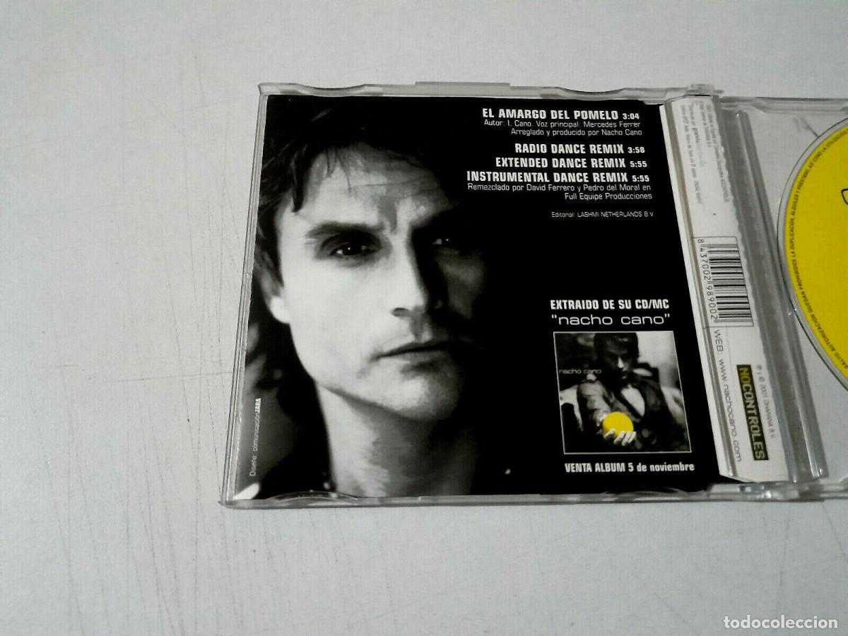 CDs de m&uacute;sica: NACHO CANO &rdquo;EL AMARGO DEL POMELO&rdquo; CD SINGLE 4 TRACKS - Foto 2