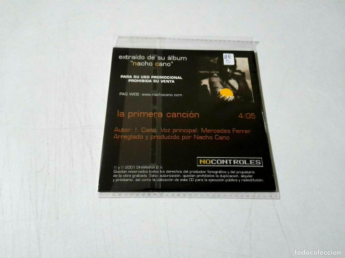 CDs de m&uacute;sica: NACHO CANO &rdquo;LA PRIMERA CANCION&rdquo; CD SINGLE 1 TRACKS MECANO - Foto 2