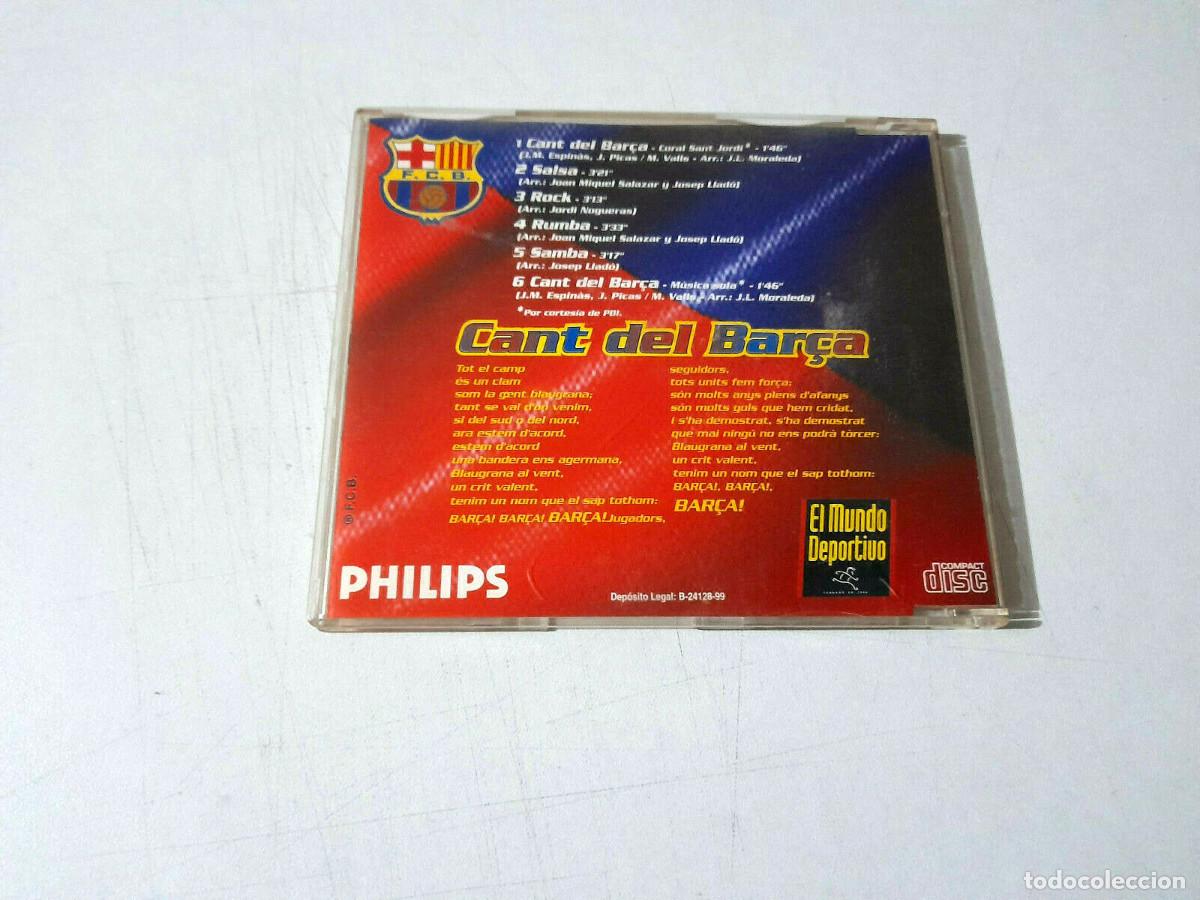 Musik-CDs: CD &rdquo;CANT DEL BAR&Ccedil;A&rdquo; CD SINGLE 6 TRACKS COMO NUEVO HIMNO FC BARCELONA +VERSIONES