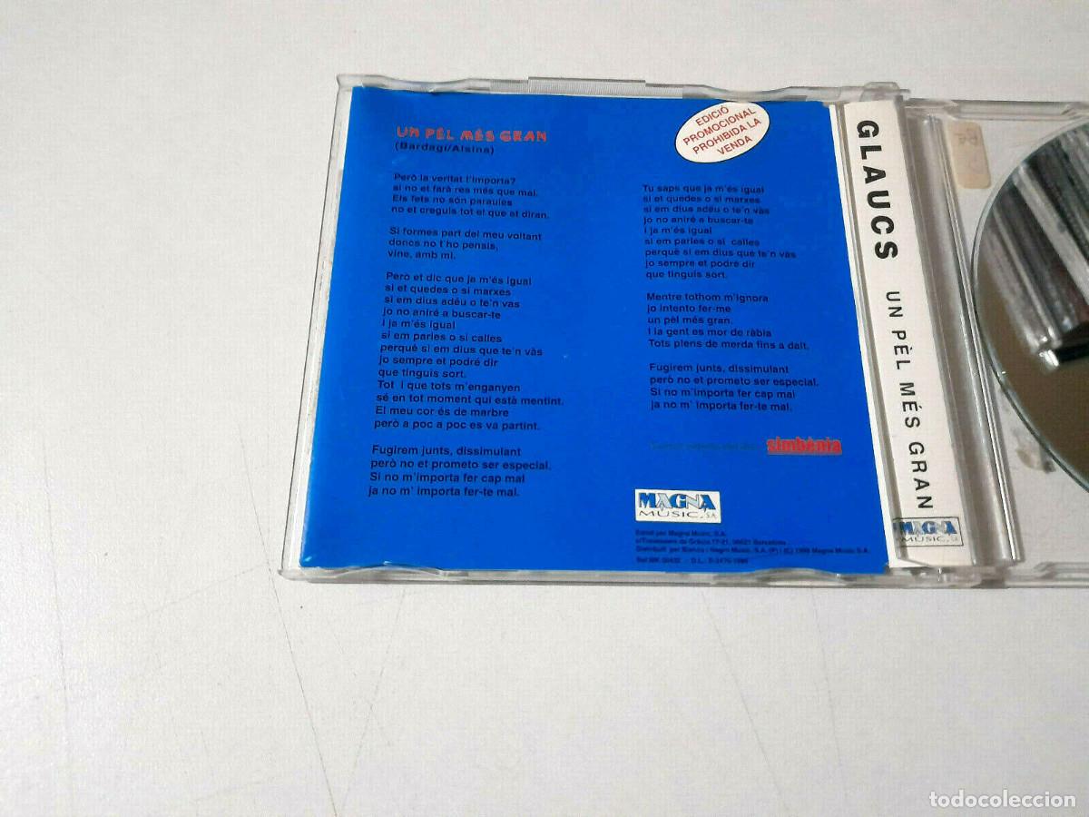 CDs de m&uacute;sica: GLAUCS &rdquo;UN PEL MES GRAN&rdquo; CD SINGLE 1 TRACKS - Foto 2