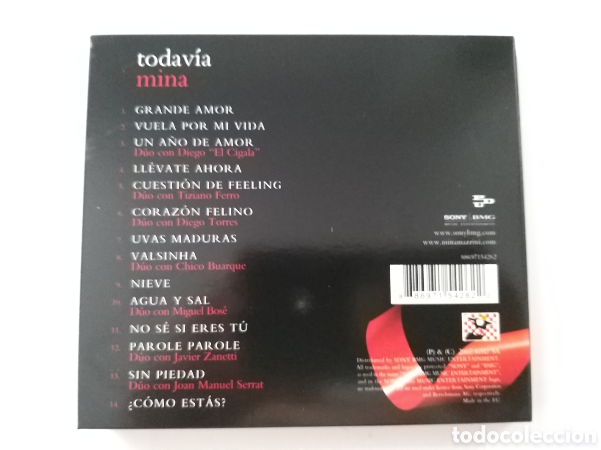 CDs de m&uacute;sica: MINA - TODAVIA CD - Foto 2