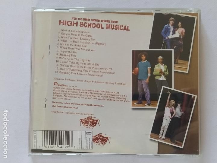 CDs de m&uacute;sica: CD HIGH SCHOOL MUSICAL - SOUNDTRACK (AC) - Foto 2