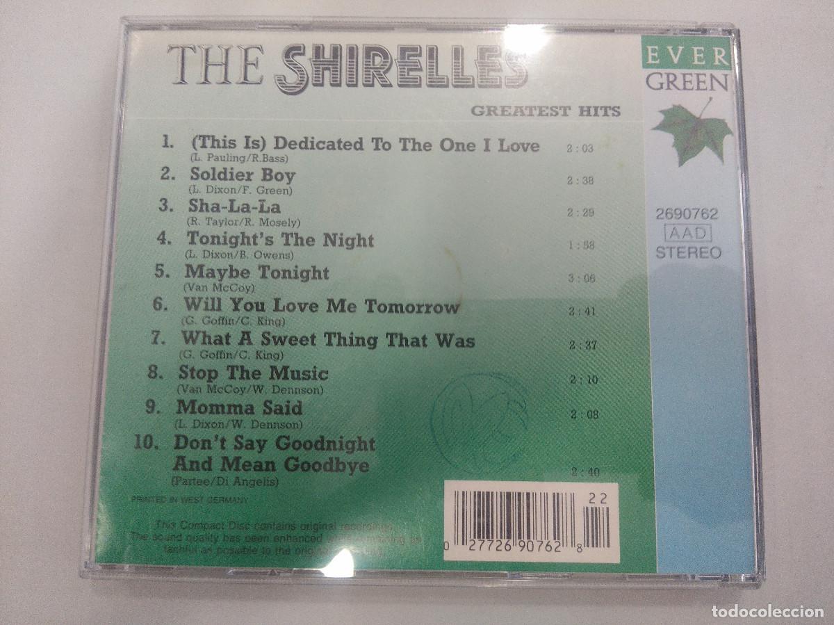 CDs de m&uacute;sica: THE SHIRELLES/GREATEST HITS/CD. - Foto 3