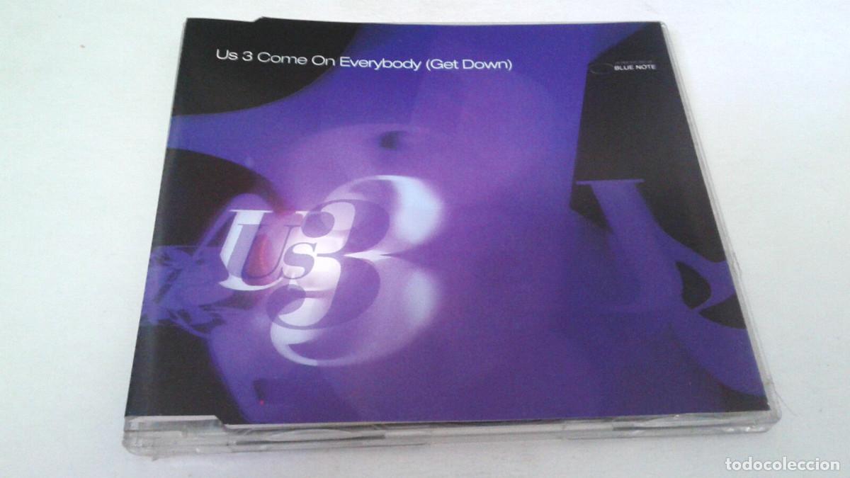 CDs de m&uacute;sica: US3 &rdquo;COME ON EVERYBODY (GET DOWN)&rdquo; CD SINGLE 4 TRACKS - Foto 1