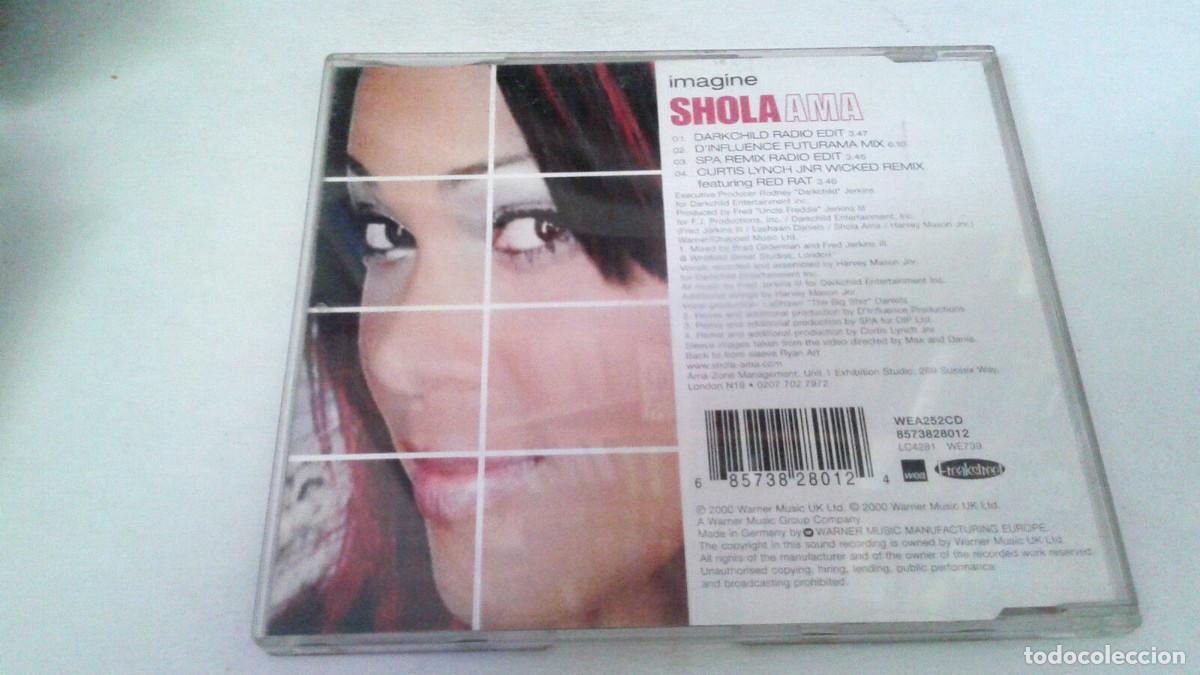 CDs de m&uacute;sica: SHOLA AMA &rdquo;IMAGINE&rdquo; CD SINGLE 4 TRACKS - Foto 1