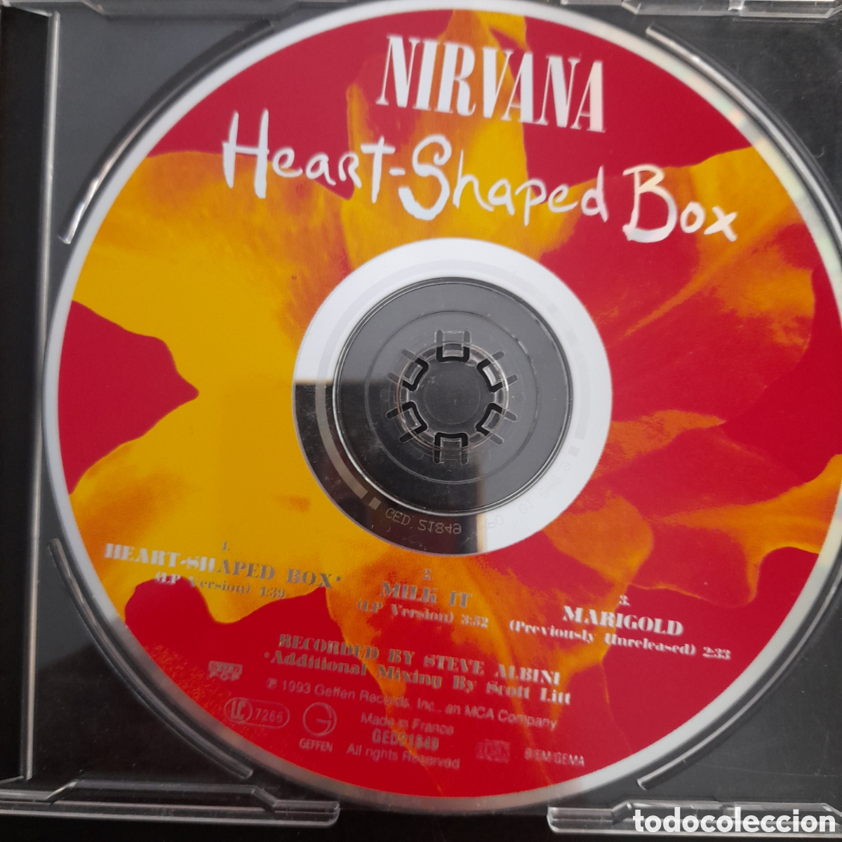 CDs de m&uacute;sica: Nirvana &ndash; Heart-Shaped Box. 1993, Europa. CD, Single - Foto 3