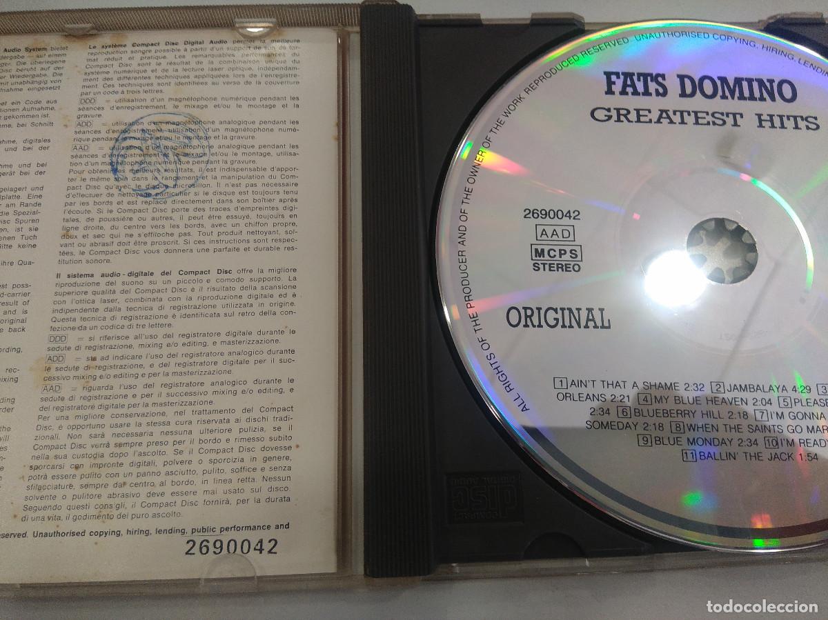 CDs de m&uacute;sica: FAST DOMINO/GREATEST HITS/CD. - Foto 2