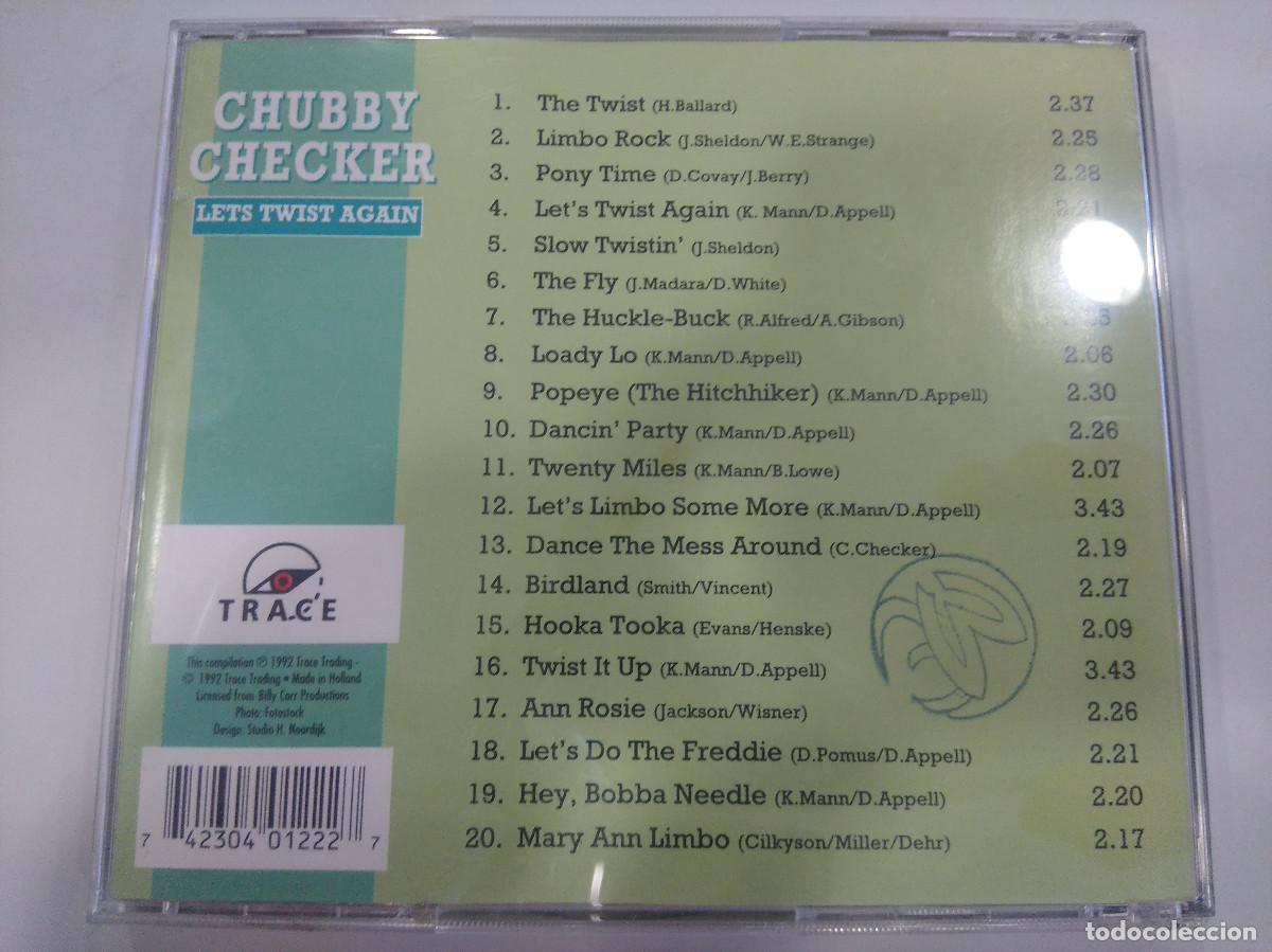 CDs de m&uacute;sica: CHUBBY CHECKER/LEST TWIST AGAIN/CD. - Foto 3