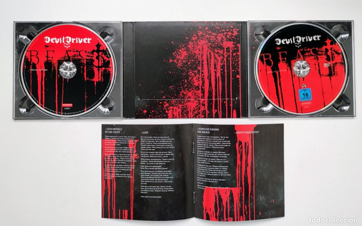 CDs de m&uacute;sica: SPECIAL EDITION CD/DVD - DEVILDRIVER / BEAST - ROADRUNNER RECORDS 2011 DIGIPACK - Foto 2