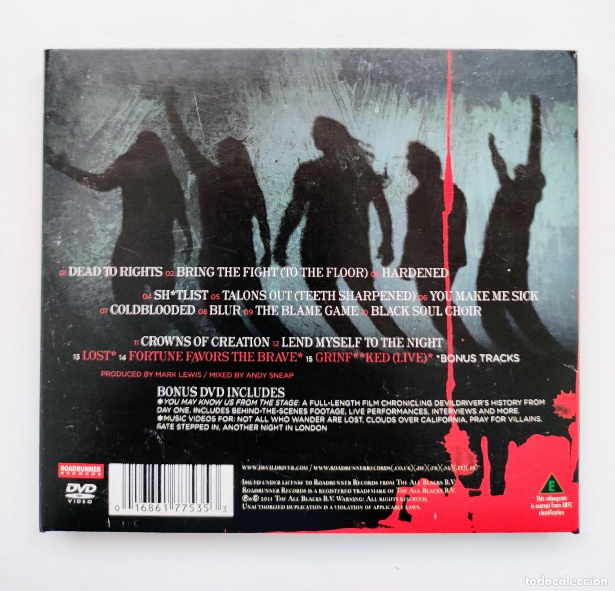 CDs de m&uacute;sica: SPECIAL EDITION CD/DVD - DEVILDRIVER / BEAST - ROADRUNNER RECORDS 2011 DIGIPACK - Foto 6