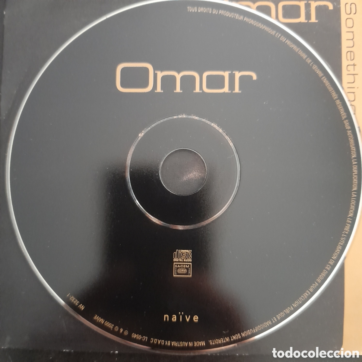 CDs de m&uacute;sica: Omar &ndash; Something Real. 2000, Austria. CD, Single, Card Board Sleeve - Foto 3