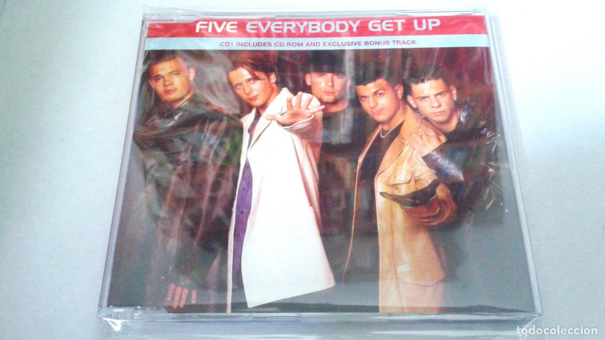 CDs de m&uacute;sica: FIVE &rdquo;EVERYBODY GET UP&rdquo; CD SINGLE 3 TRACKS - Foto 1