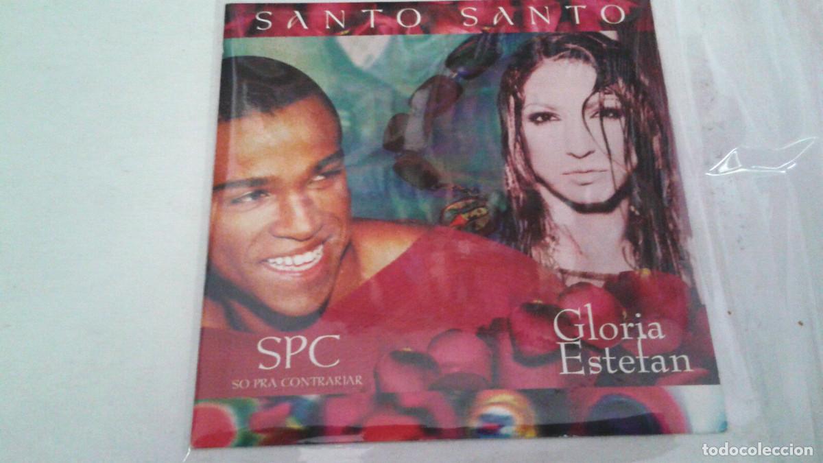 CDs de m&uacute;sica: GLORIA ESTEFAN &rdquo;SANTO SANTO&rdquo; CD SINGLE 2 TRACKS - Foto 1