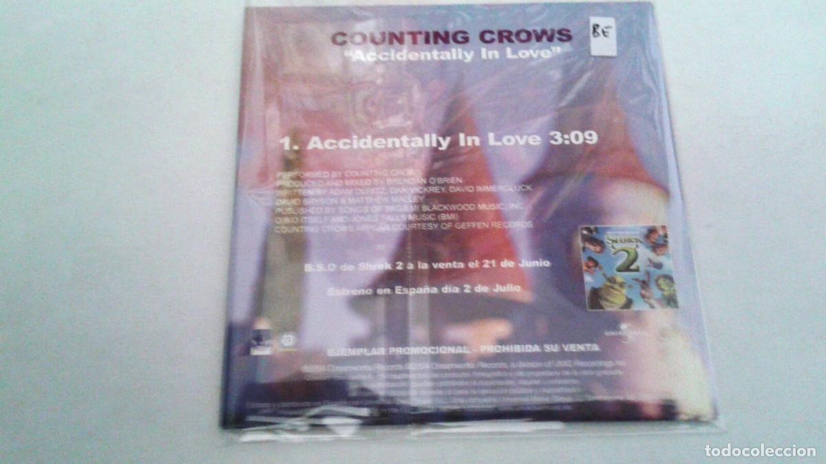 CDs de m&uacute;sica: COUNTING CROWS &rdquo;ACCIDENTALLY IN LOVE&rdquo; CD SINGLE 1 TRACKS - Foto 2