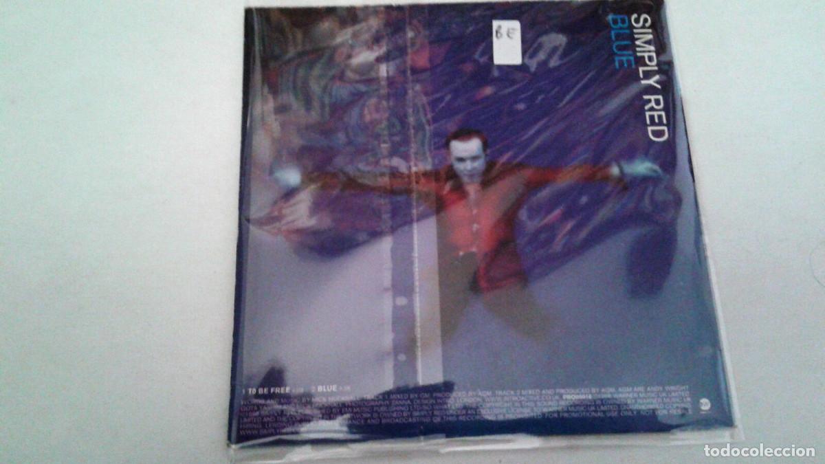 CDs de m&uacute;sica: SIMPLY RED &rdquo;TO BE FREE&rdquo; CD SINGLE 2 TRACKS - Foto 2