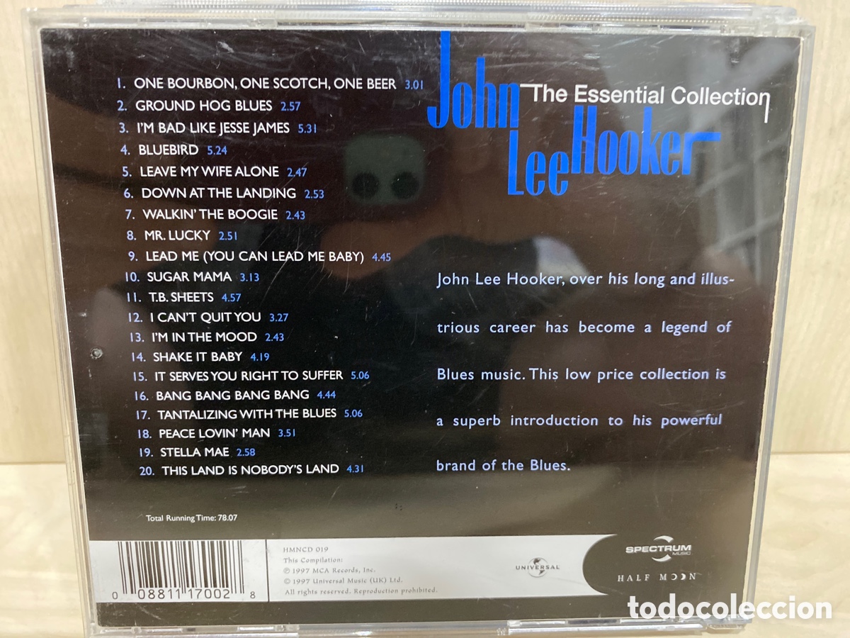 CDs de m&uacute;sica: John Lee Hooker - The Essential Collection (CD) - Foto 2