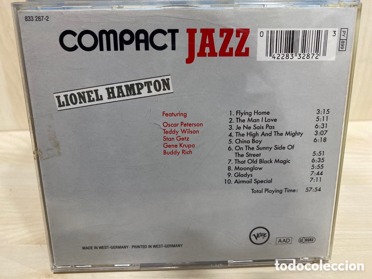 CDs de m&uacute;sica: Lionel Hampton - Lionel Hampton (CD) - Foto 2