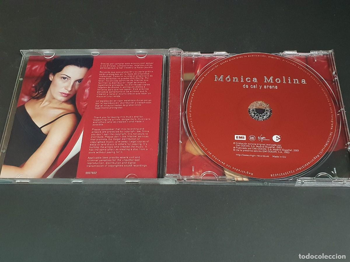 CDs de m&uacute;sica: CD M&Oacute;NICA MOLINA - DE CAL Y ARENA - 2003 - Foto 2