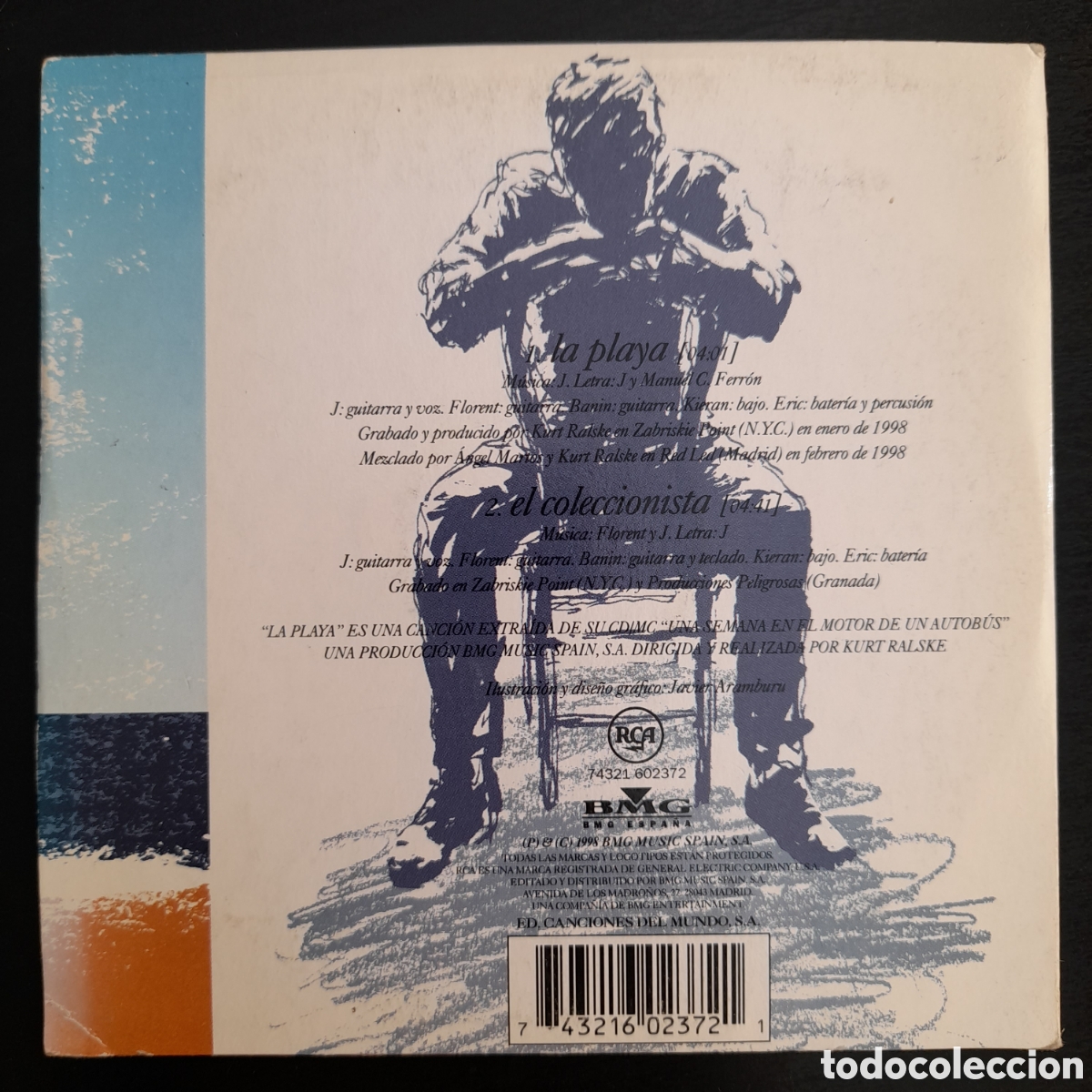 CDs de m&uacute;sica: Los Planetas &ndash; La Playa. CD, Single - Foto 2