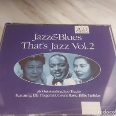 CDs de Música: THAT'S JAZZ VOL. 2 / E. FITZGERALD-C. BASIE- B- HOLIDAY / BOX-DOBLE CD / 36 TEMAS / IMPECABLE