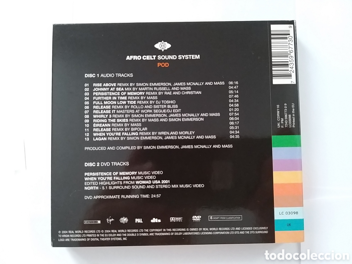 CDs de m&uacute;sica: AFRO CELT SOUND SYSTEM - POD - 2 CD SET FROM REAL WORLD - Foto 2