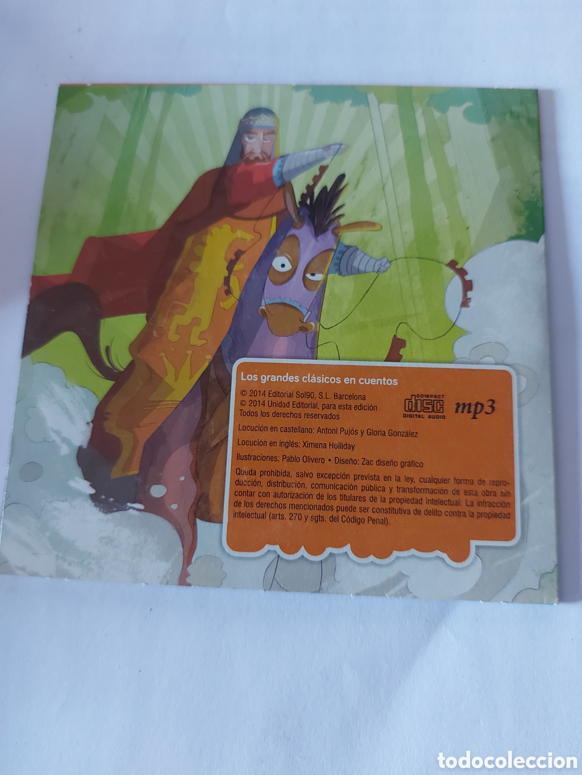 CDs de m&uacute;sica: CUENTO ROBIN HOOD EN INGLES-ESPA&Ntilde;OL DISC MP3 - Foto 2