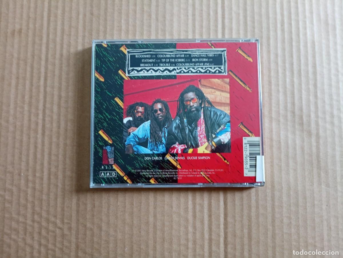 CDs de m&uacute;sica: BLACK UHURU - IRON STORM CD 1991 - Foto 3