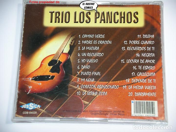 CDs de m&uacute;sica: Tr&iacute;o Los Panchos, Boleros, 20 &Eacute;xitos, CD Novoson, 2003 - Foto 2