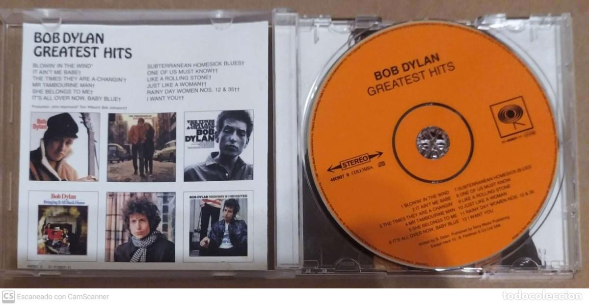 CDs de m&uacute;sica: BOB DYLAN (GREATEST HITS) CD - Foto 3