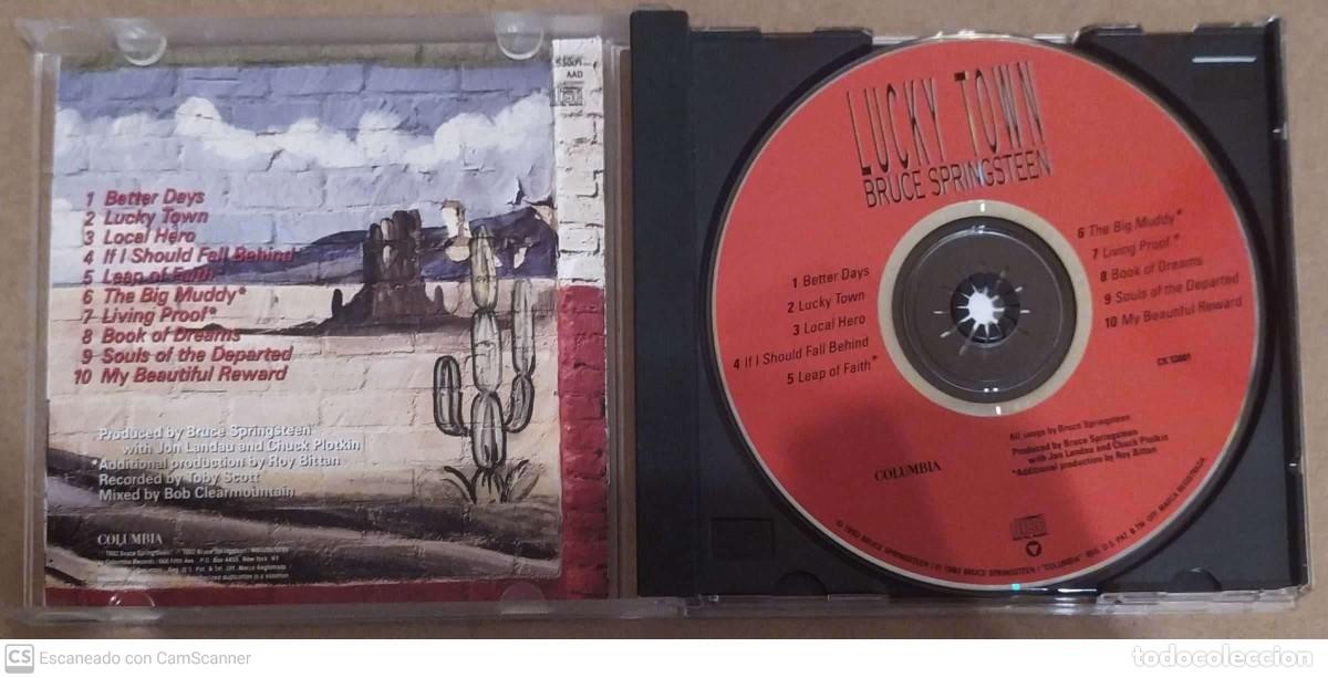 CDs de m&uacute;sica: BRUCE SPRINGSTEEN (LUCKY TOWN) CD 1992 - Foto 3